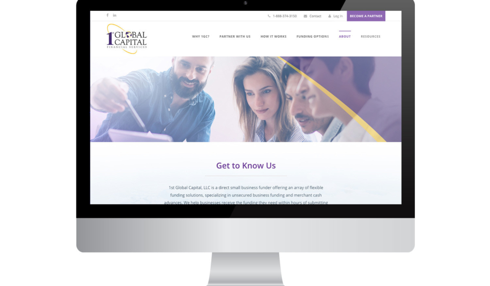 1stGlobal Website 4