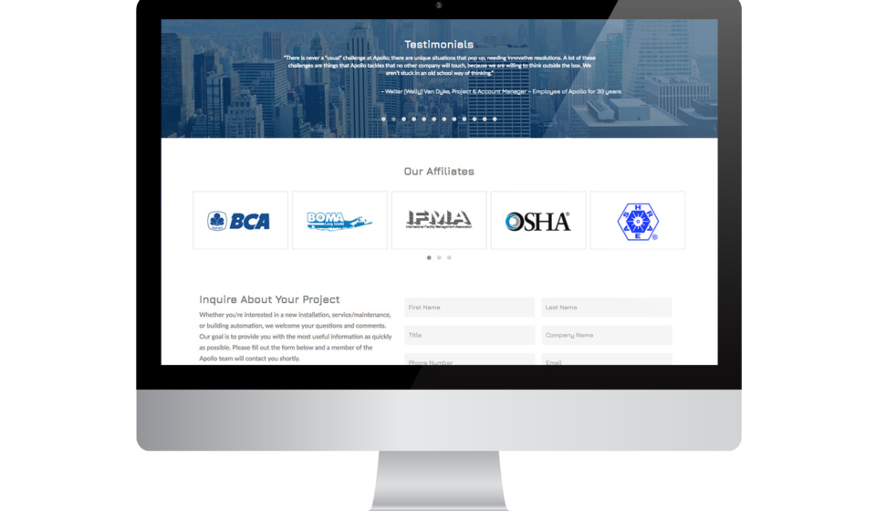 Apollo Website3