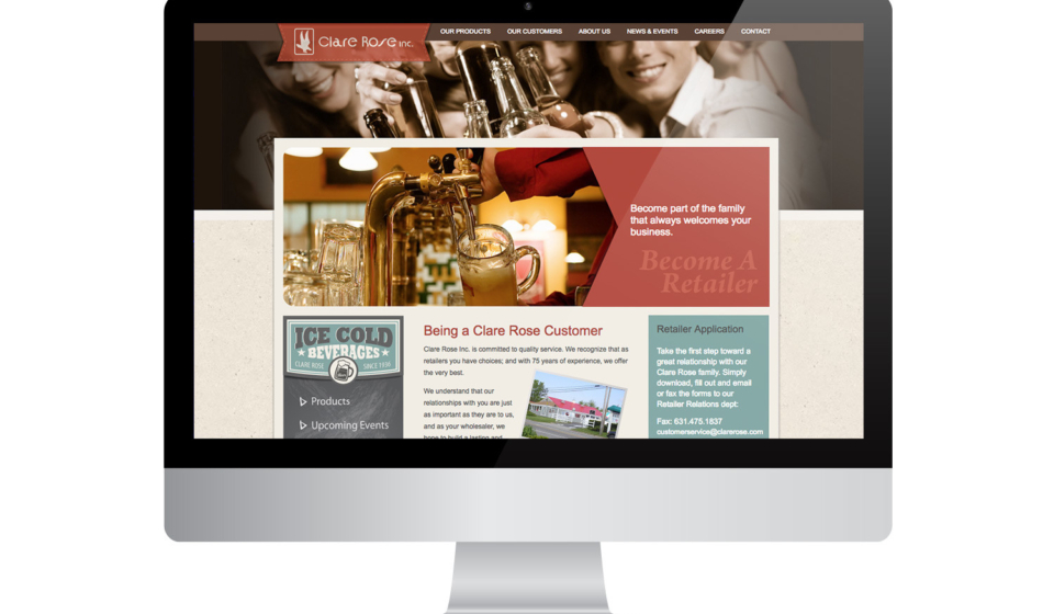 ClareRose Website 2