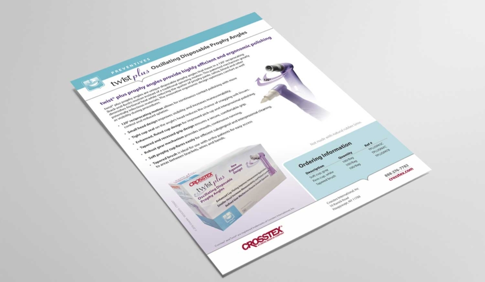 Crosstex TwistPlus Sellsheet
