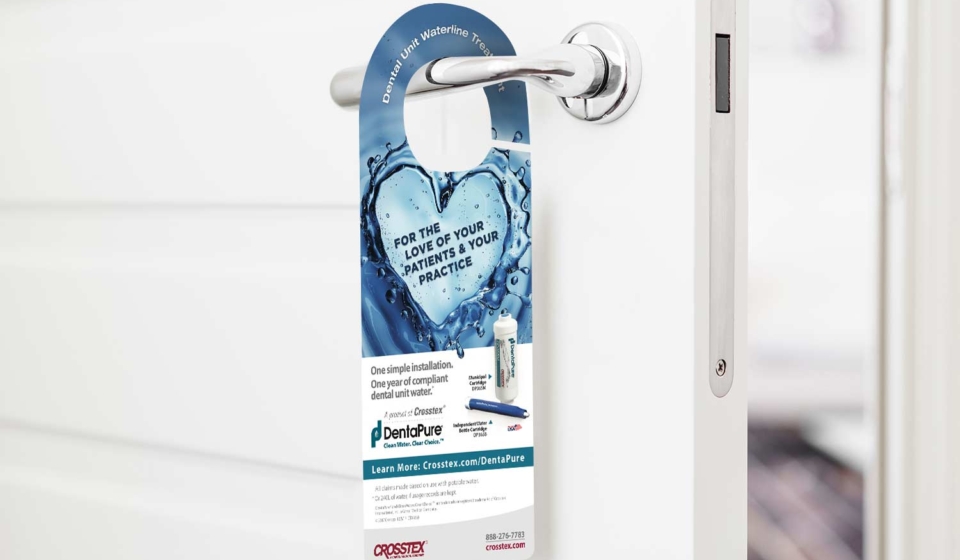Crosstex DentaPure door tag
