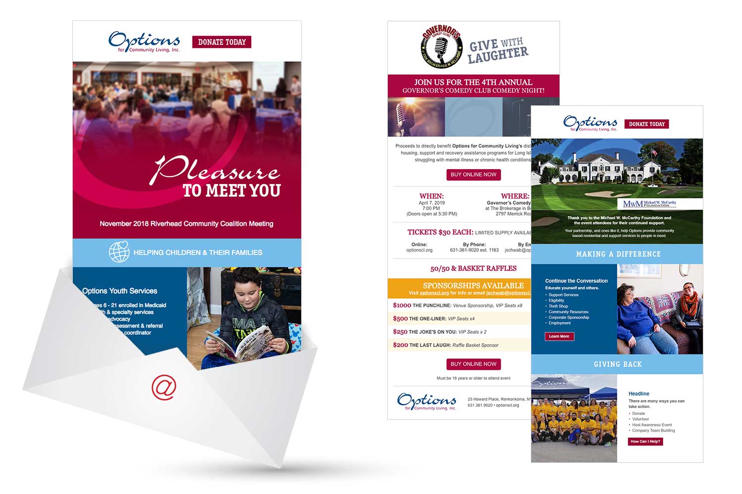Options EmailCampaigns