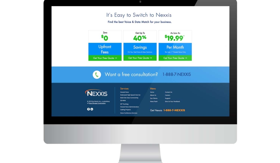 nexxis website 2