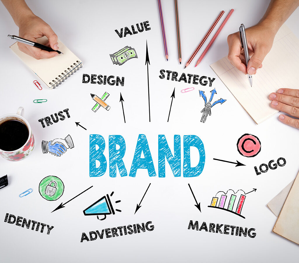Brand,Concept.,The,Meeting,At,The,White,Office,Table.